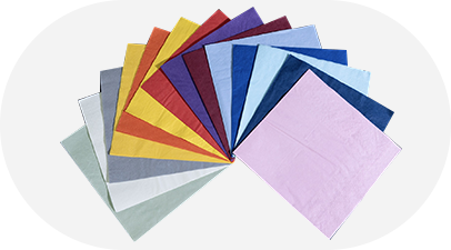 ผ้าเช็ดปากสี