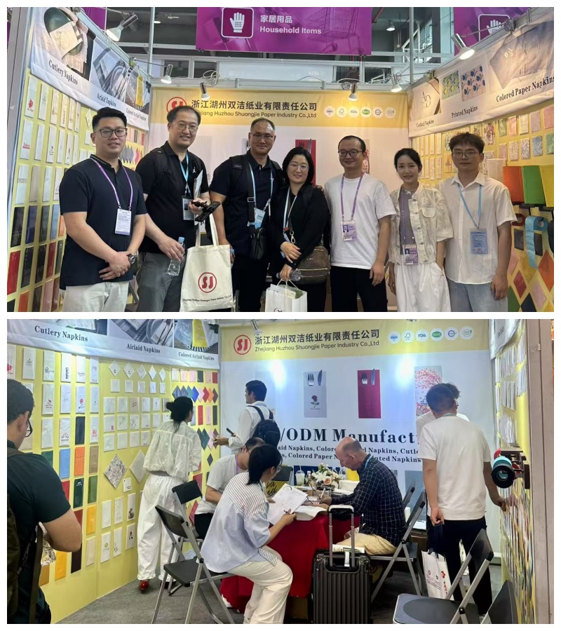 Shuangjie Paper เปิดตัวในงาน China Import and Export Commodity Fair ครั้งที่ 137 และผลิตภัณฑ์กระดาษสีเขียวได้รับความสนใจอย่างมาก