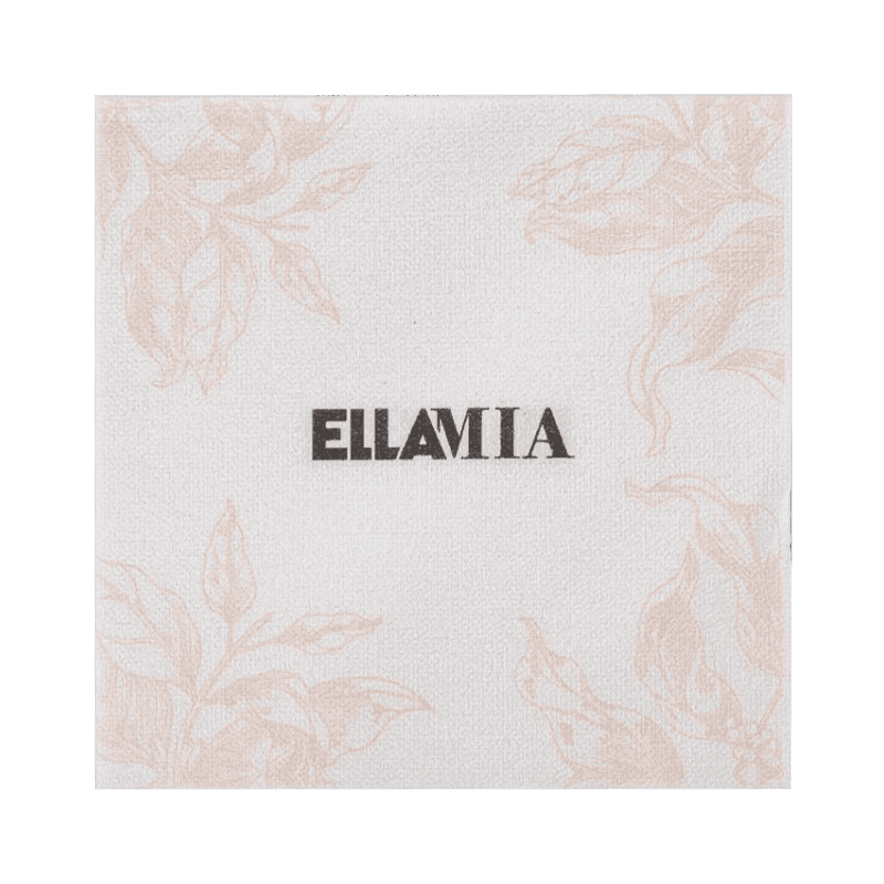 25x25 ผ้าเช็ดปากแบบใช้แล้วทิ้งที่พิมพ์แบบใช้แล้ว