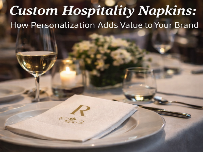 ผ้าเช็ดปากต้อนรับตามสั่ง: การปรับเปลี่ยนในแบบของคุณช่วยเพิ่มมูลค่าให้กับแบรนด์ของคุณได้อย่างไร